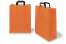 Tragetaschen aus Papier mit flachen Trageriemen - orange, 320 x 140 x 420 mm | Briefumschlaegebestellen.de