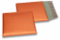 Luftpolstertaschen matt metallic umweltfreundlich - Orange 165 x 165 mm | Briefumschlaegebestellen.de